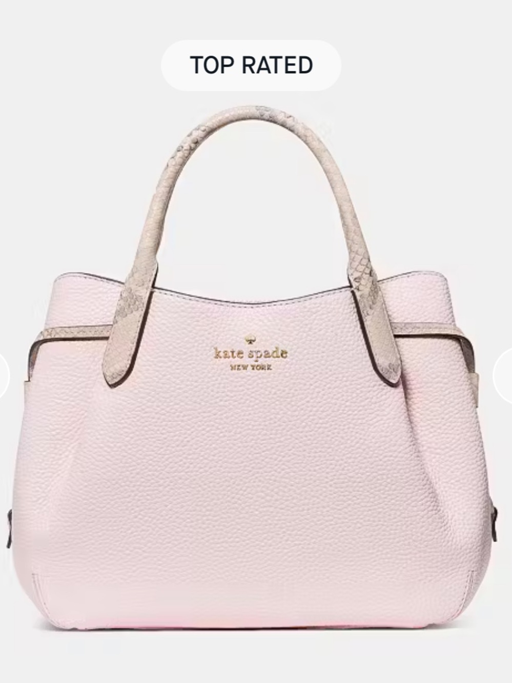 Kate Spade Dumpling Pebble and Snake Embossed Small Satchel Bag🌸
